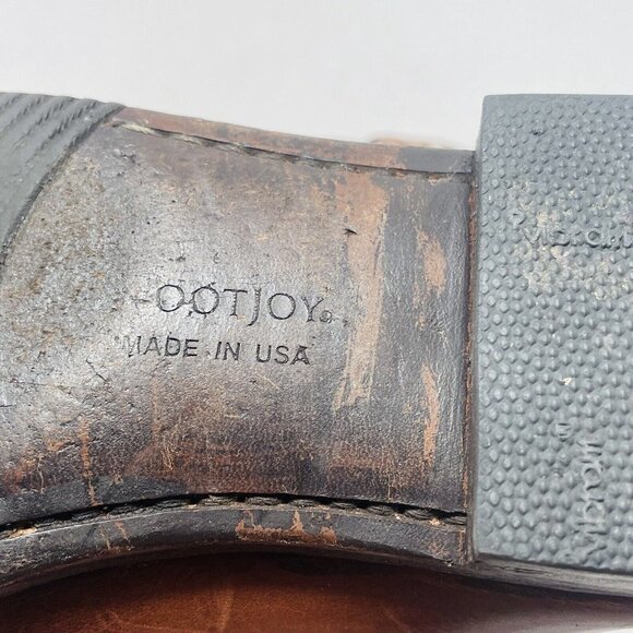 Footjoy Shoes Leather Brown Men Size 9D 72938 Loafer Oxford Workwear Casual Usa main image 10